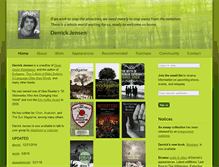 Tablet Screenshot of derrickjensen.org